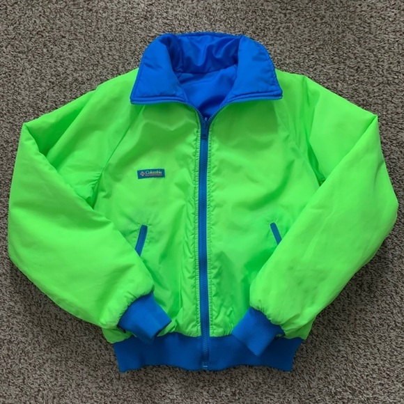 Columbia Jackets & Blazers - Retro Columbia Reversible Bomber Jacket